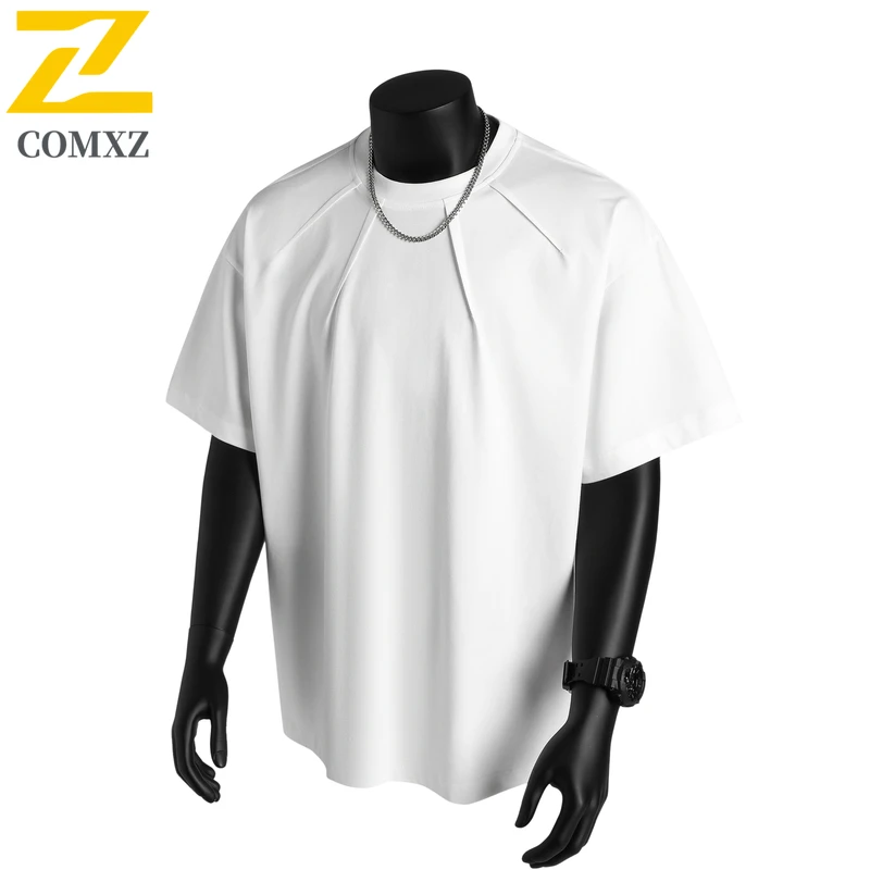 

Новинка 2025 года, мужская повседневная футболка, летняя хлопковая футболка из ледяного шелка, топ с короткими рукавами, легкий, мягкий, удобный, уличная мода