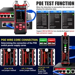 NOYAFA Network Cable Length Breakpoint Test, Red Light Power Meter, Integrated Machine, Multi Functional Line Finder, NF-859GT