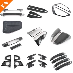 For Isuzu D MAX D-MAX 2021 2022 2023 Carbon Look Trim Garnish Exterior Accessories Car Decorative Sticker Cover Protector Shell