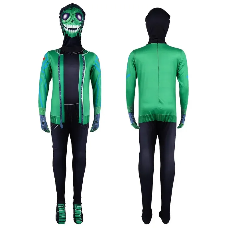 Lyou 2025 игровой наряд Fortnite, косплей, комбинезон Omega с рыбьими палочками, черный костюм рыцаря для взрослых и детей, карнавал, Хэллоуин C ★ ★