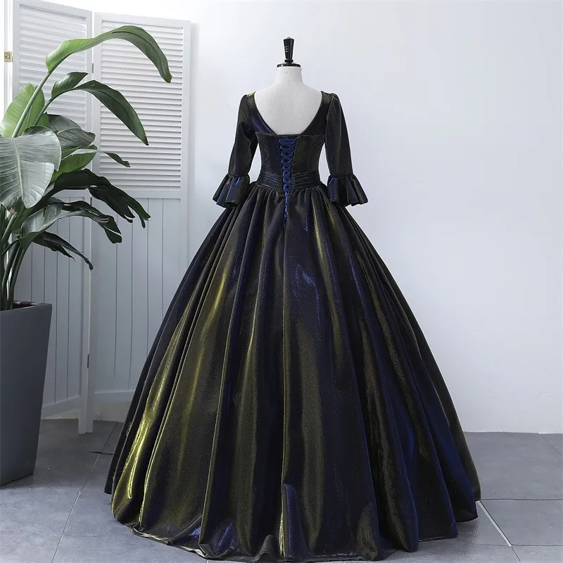 Ashley Gloria Long Sleeve Quinceanera Dresses Bling Bling Ball Gown Classic Party Dress Real Photo Plus Size For Girls