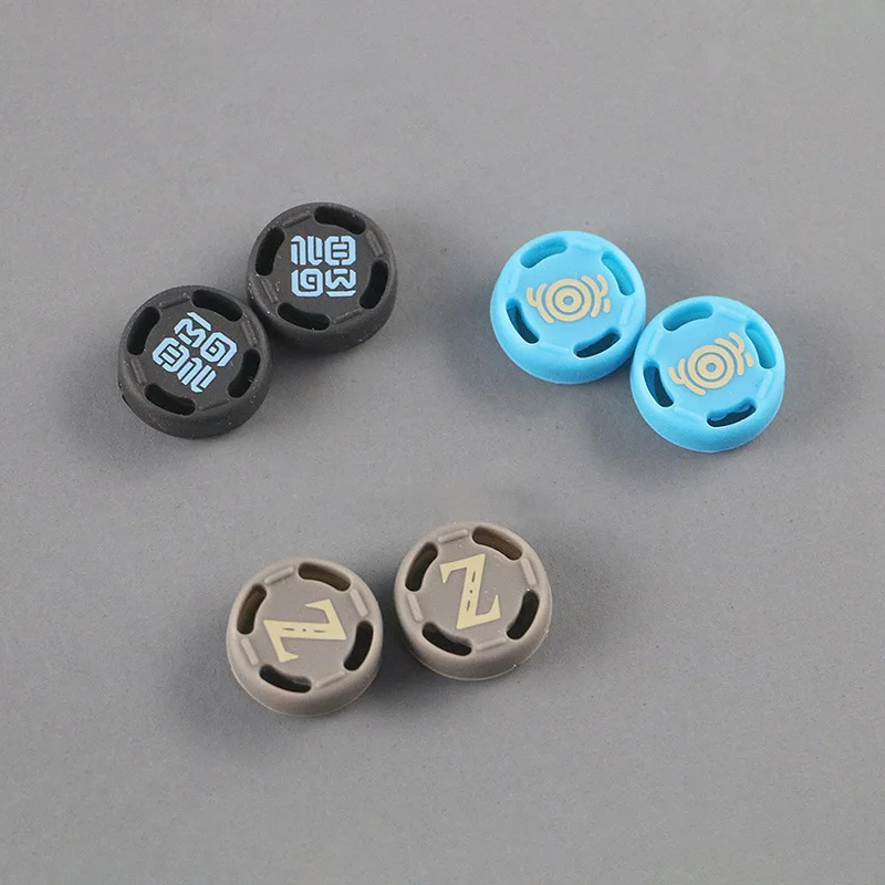 2/4 шт. мягкие силиконовые милые мультяшные ручки для большого пальца, колпачок для PS4/Switch Oled Joy Con, контроллер NS Lite, защитная крышка для джойстика