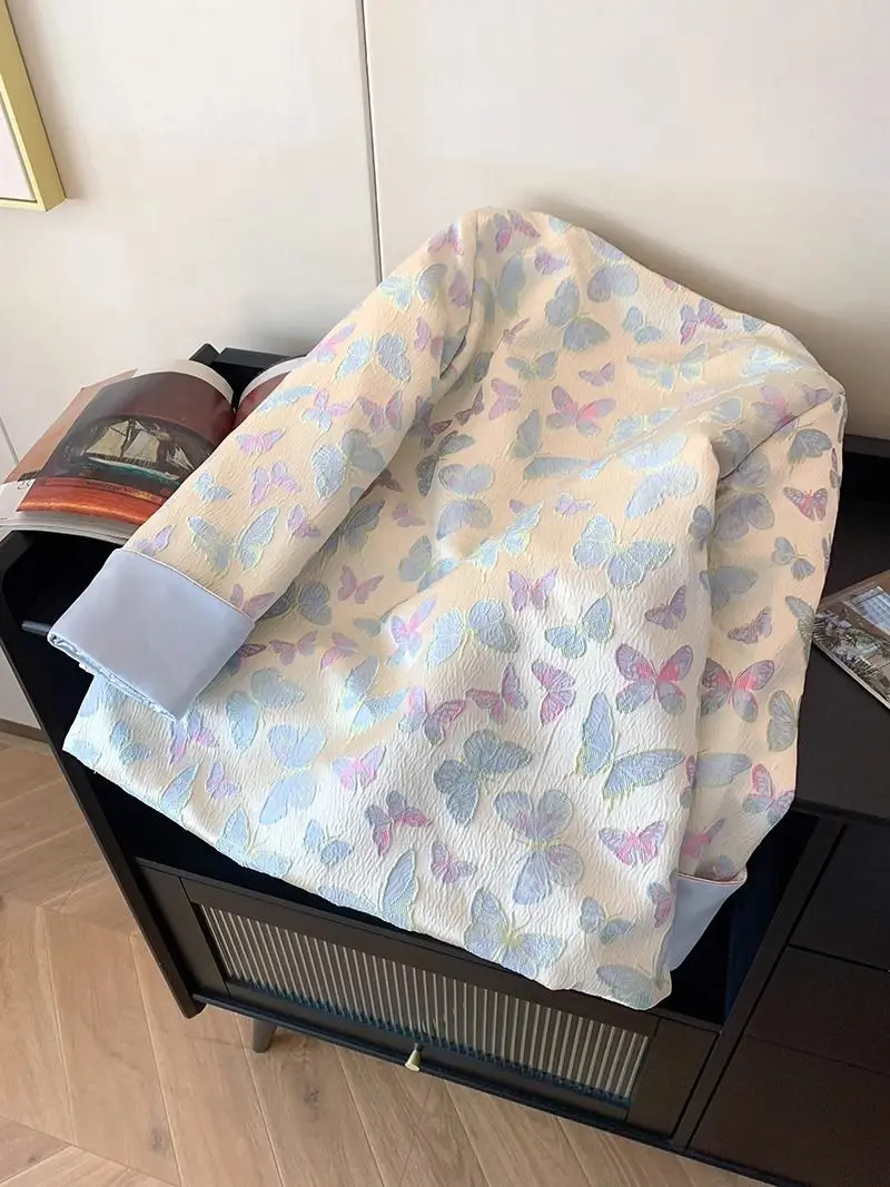 2025 Nieuwe Vrouwen Vlinder Gedrukt Patroon Chinese Tang Kostuum Jas, Vrouw Lente Losse Patchwork Jassen