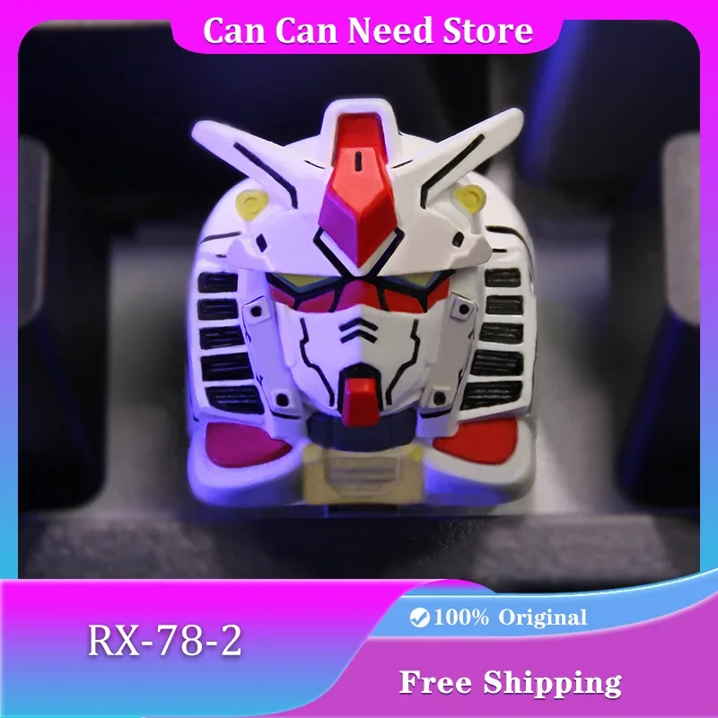 RX-78-2 Keycap GAODA Keycap Anime Resin Mech-style Key Cap Artisan Key Cap DIY Custom Esports Gaming Mechanical Keyboard Keycaps