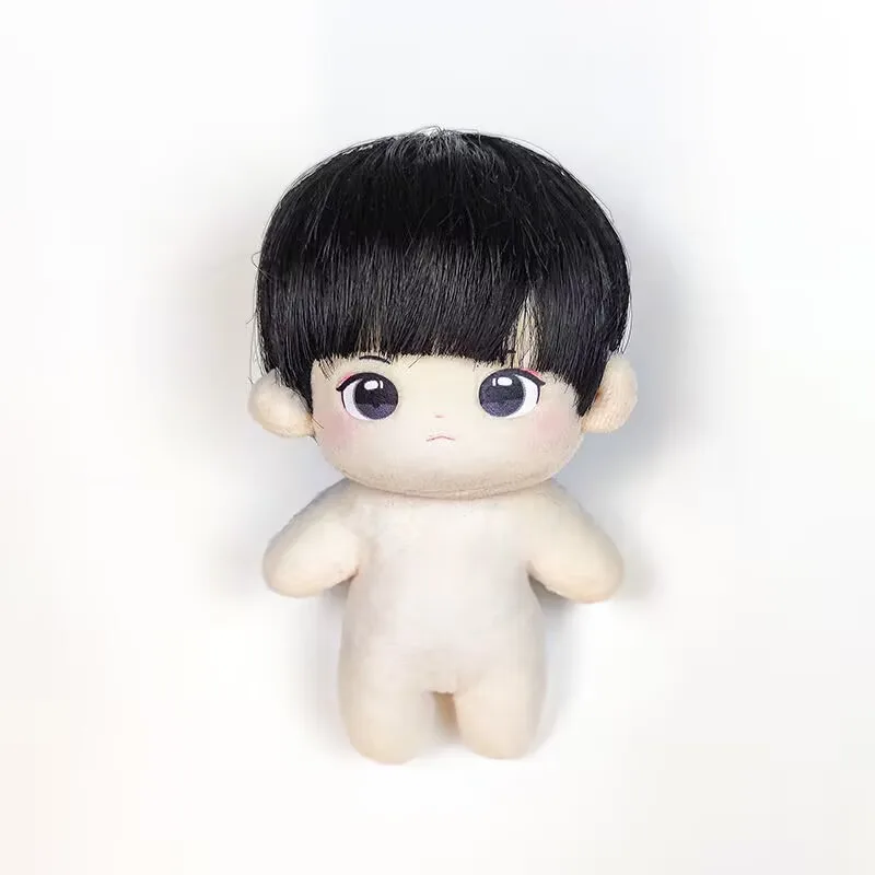 دمية قطنية 10 سم، لعبة قطيفة غير سمة، هوديي وانغ ييبو، ملابس أطفال، زخرفة دمية هدية عيد الميلاد