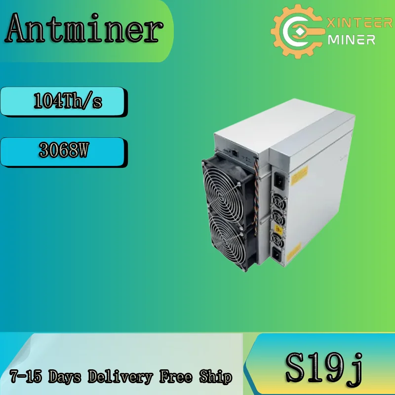 used Antminer S19jpro Miner 104T  2832W Asic Miner Bitmain Free Ship The most profitable miners Better Than S19