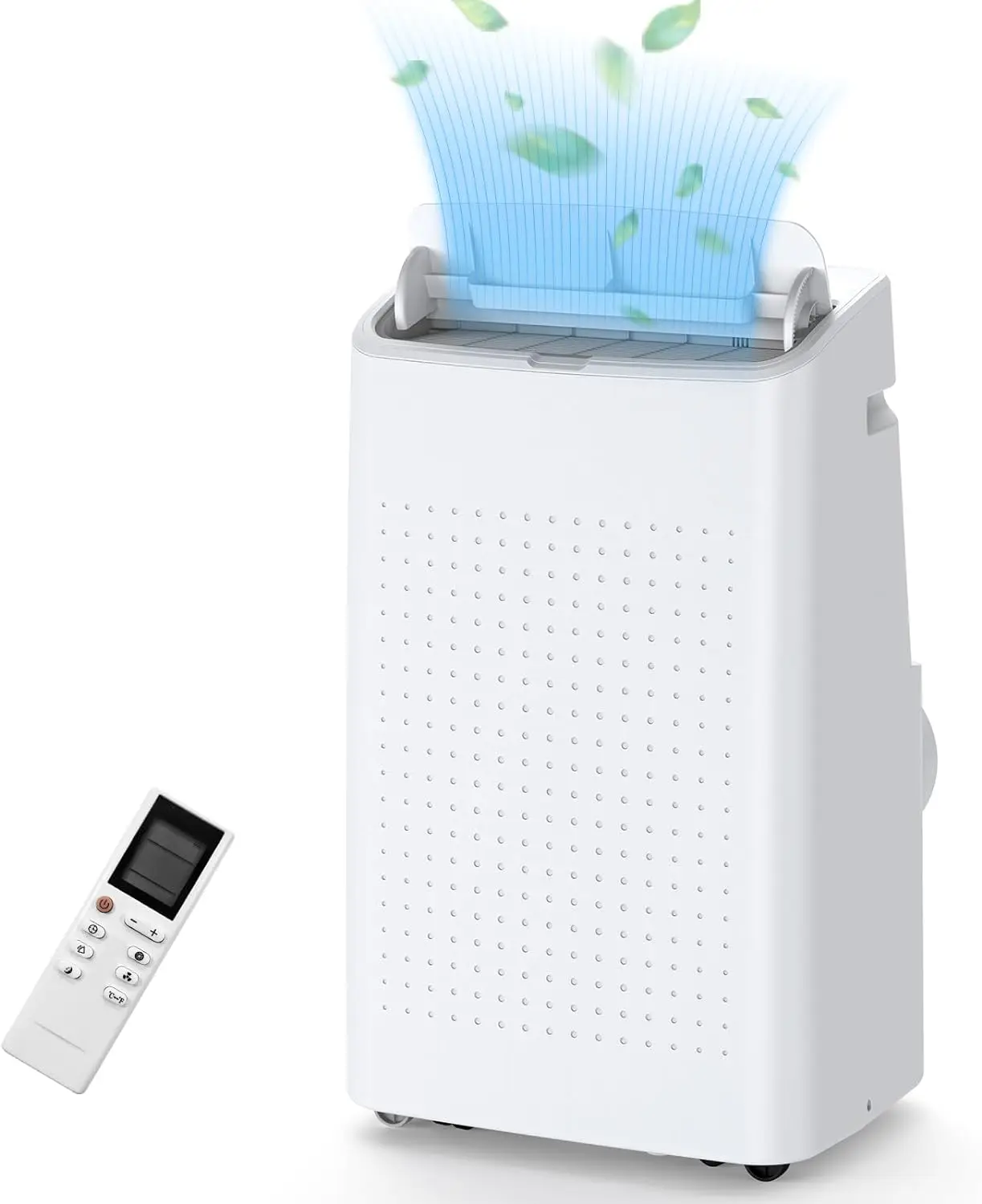 14,000 Btu Portable Air Conditioner With Remote Control, White for Rooms Up to 430 Sq. Ft.