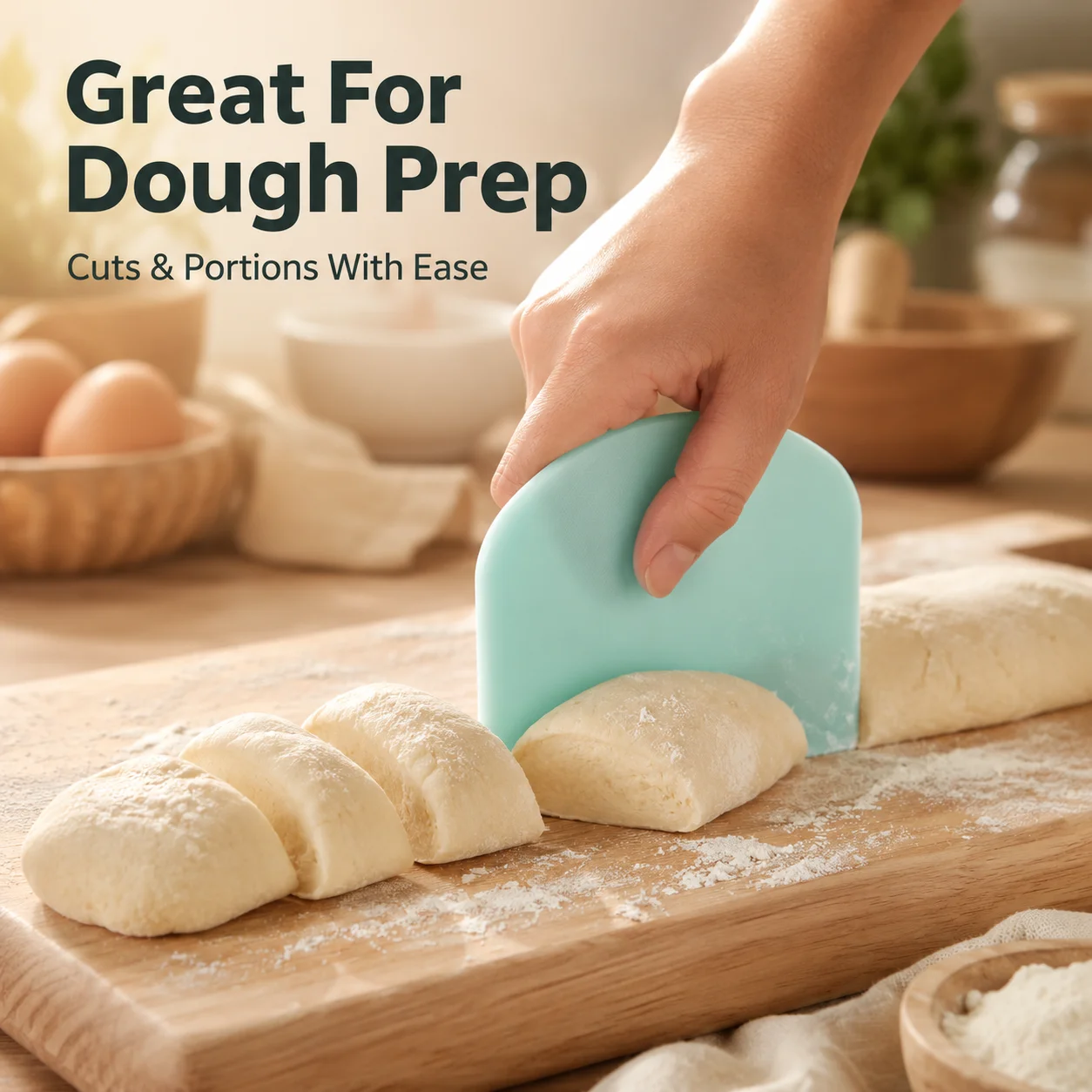 柔軟なPE生地スクレーパー、ベーキングベンチスクレーパー、パ - Dough Scraper Curved のレビューと価格