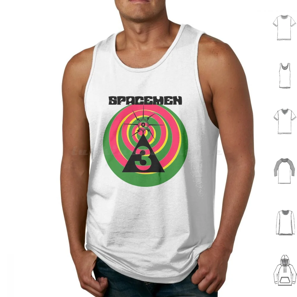 Spacemen 3 , Spaceman 3 , Spiritualized , Vintage , Remake Tank Tops Vest Sleeveless Spacemen 3 Spaceman 3 Spiritualized