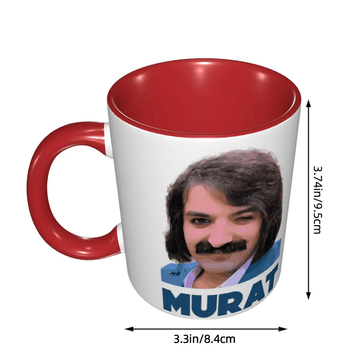 Murat Erdem Erdemin Turkish Winker Mug Funny Ceramic Coffee Cups Tea Mugs Milk Cup Drinkware Gift for Friends DIY Custom