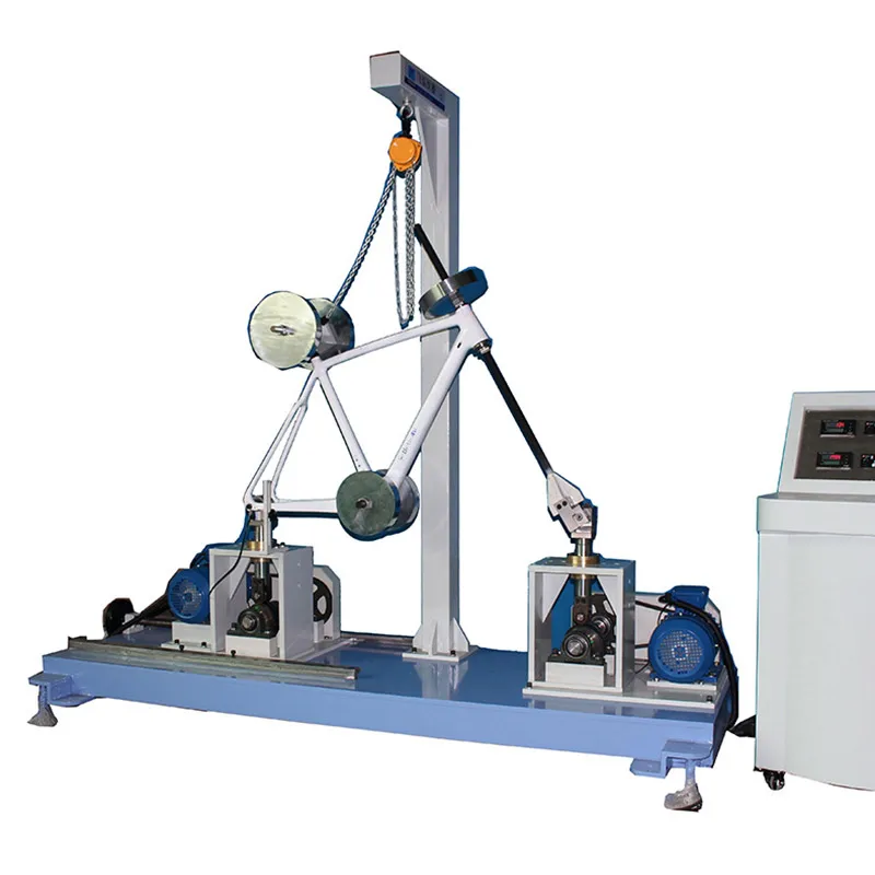 Hong Jin Bicycle Vertical Horizontal Fatigue Testing Machine Frame Load Vibration Shock Test Bench