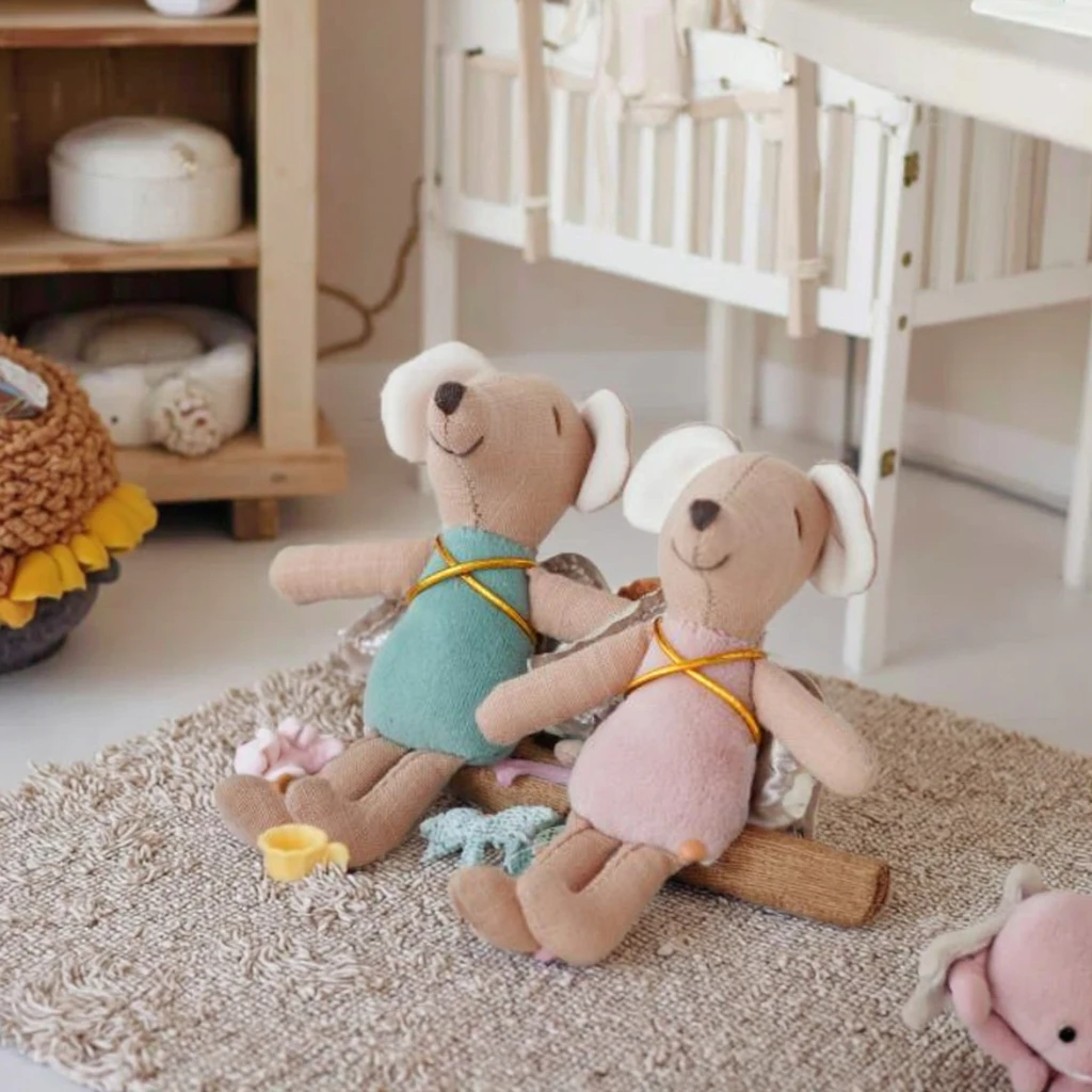 2025 Nieuwe Mini Muis Pop Kinderspel Speelgoed Baby Multi Size Muis Schattige Pluche Pop Handgemaakte Pasgeboren Pop Cadeau