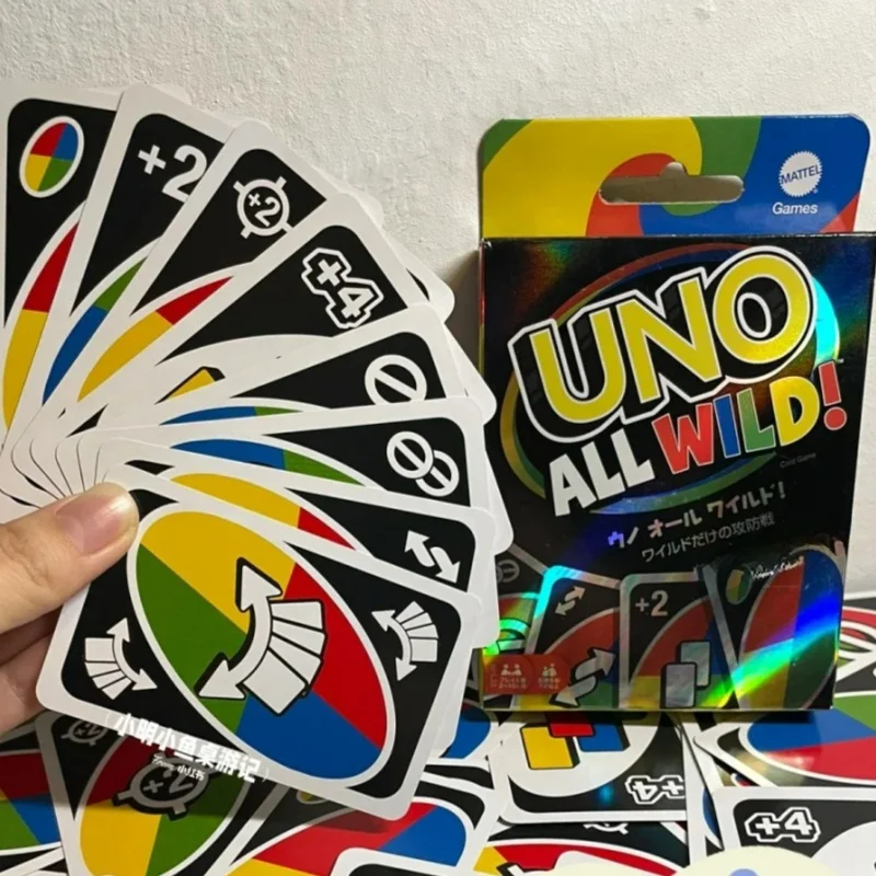 

Uno All Wild Phase 10, игральные карты, игры для нескольких игроков, семейная вечеринка, развлечение, ПВХ, водонепроницаемые, подарки на день рождения для друзей