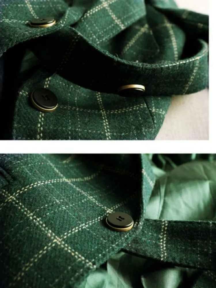 Plaid Blazers Coats Elegant Clothing Business Simple All-match Chic Single Button Vintage Fashion Outwear Jackets New