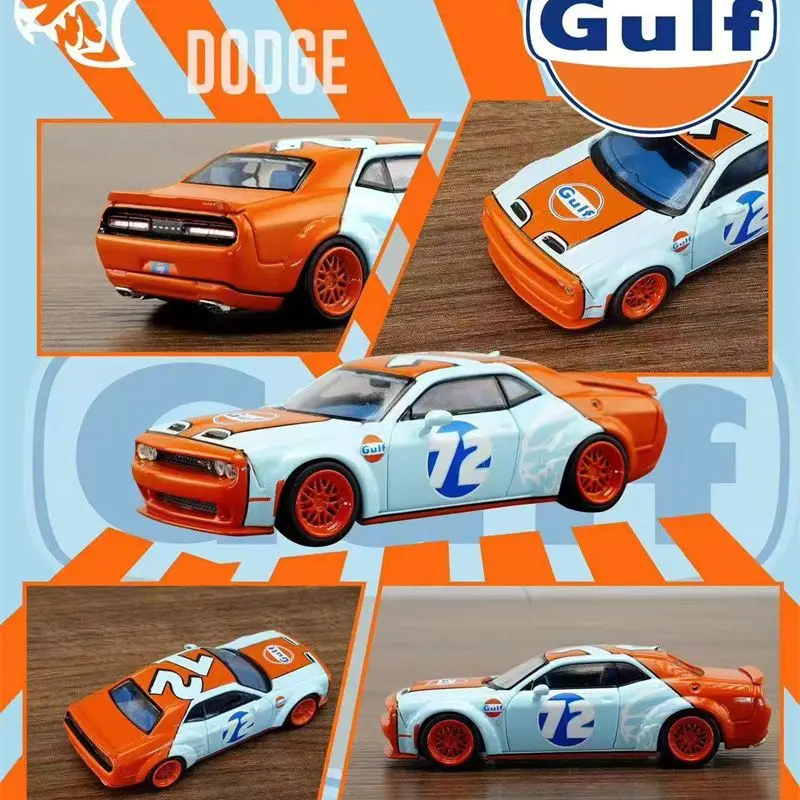 

Fine works64 1:64 Dodge, Hellcat, Shark/Bay/Painting, Alloy Model Car