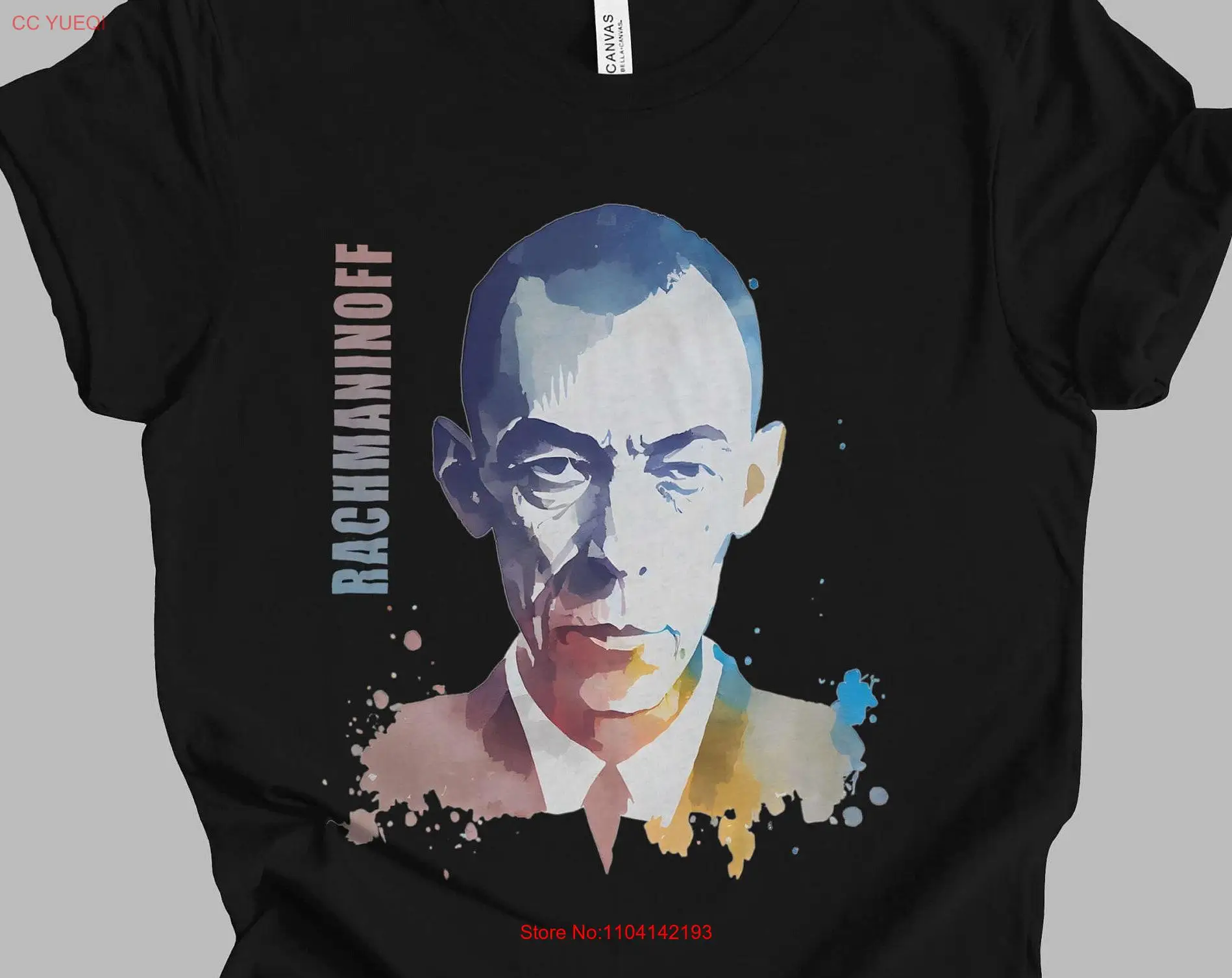 Sergei Rachmaninoff T Shirt Classical Music Mindspring Retreat long or short sleeves