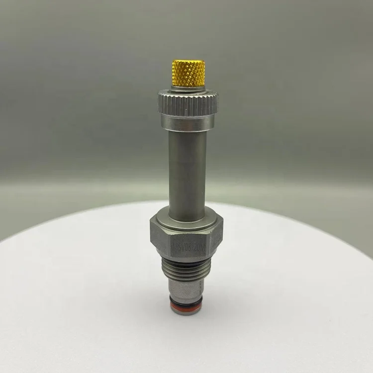 Custom Logo Solenoid Cartridge Valves Normally Closed SV08-20M Hydraforce Copy Solenoid Valve 12V With Manual Control