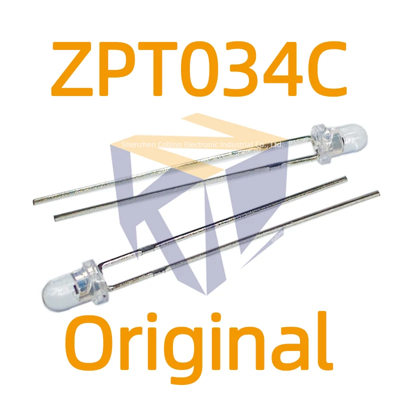 30pcs ZPT034C DIP-2 3mm Silicon Phototransistor D=3mm ZPT 034C ZPT034 034