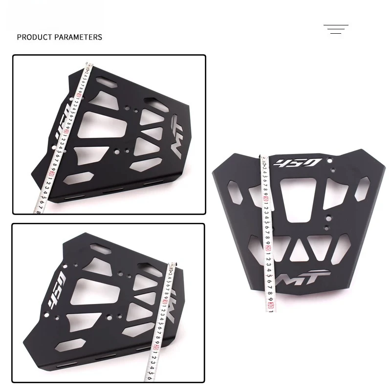 Enlarged Rear Luggage Rack Top Case Bracket Tail Carrier Mod Accessories Fit For New CFMOTO 450MT 2024 Motorcycle