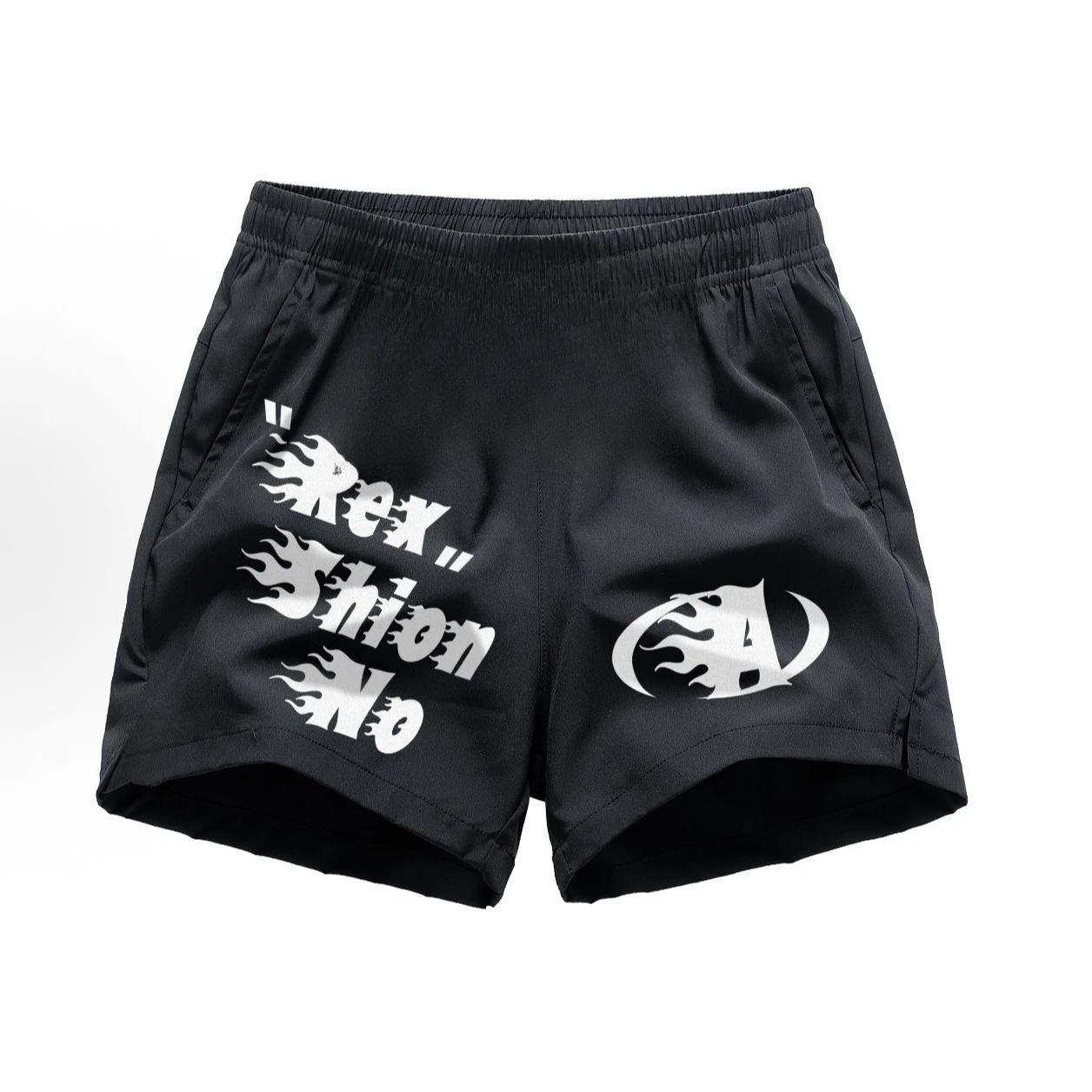 

High Street Skull Shorts American Boys Summer Cotton Printed Breathable Basketball Pants Casual But Knee Trend Brand