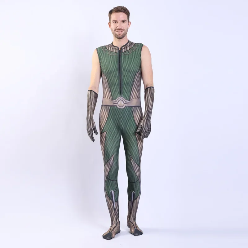 SN55The Boys Starlight Storm Frontline  Black Robe Sentinel Company  Chinese High Iron Man Tight fitting Costume cosplay$@1w