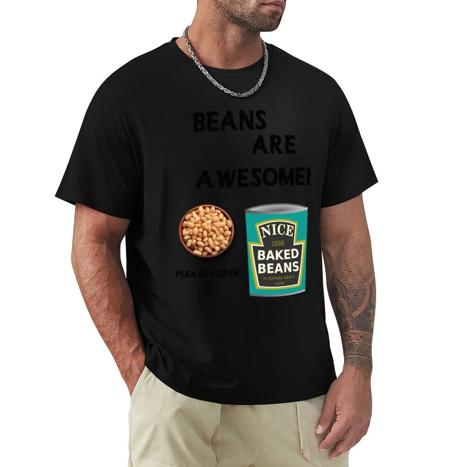 Bean club T-Shirt Regular Fit Plain Tee Shirt