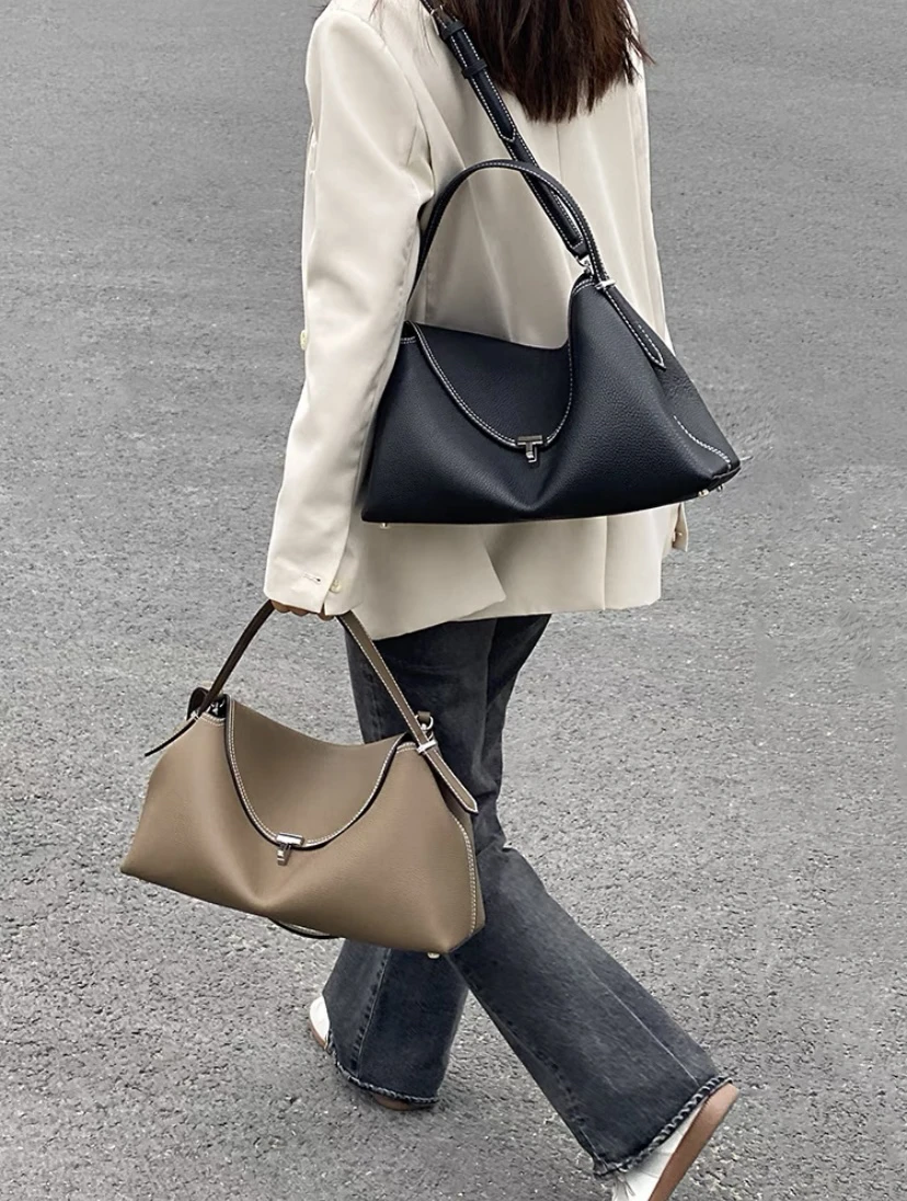 

Высококачественная кожаная сумка через плечо Sli, универсальная легкая женская сумка с мягкой ручкой, европейская мода