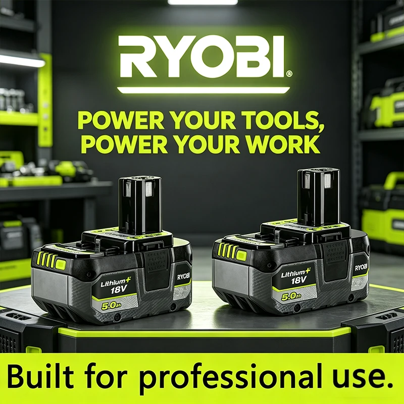 

Официальная аккумуляторная батарея RYOBI ONE+ 4.0/6.0 Ач – разработана для идеальной совместимости и длительной работы с более чем 100 беспроводными инструментами серии ONE+.
