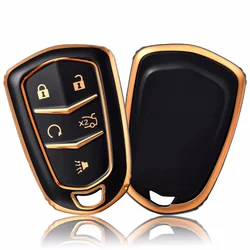 Premium Soft TPU Key Fob Cover  Case Shell for Cadillac Escalade CTS XTS ATS STS XT4 XT5 CT6 SRX Smart Key Holder Car Accessori