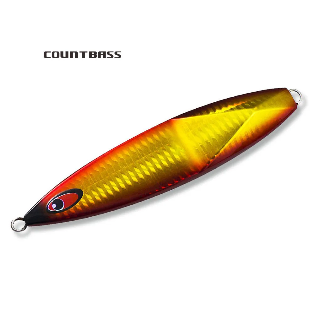 

COUNTBASS 200g 7oz Slow Jigs Metal Deep Saltwater Amberjack Sea Bass Fishing Lures Snapper