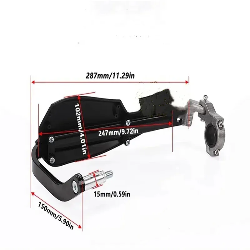 ชิลด์บังลมมอเตอร์ไซค์แบบปรับแต่งสำหรับ Brixton Crossfire GK400 GK500 Climbing Edition/Traverse Edition GK1200