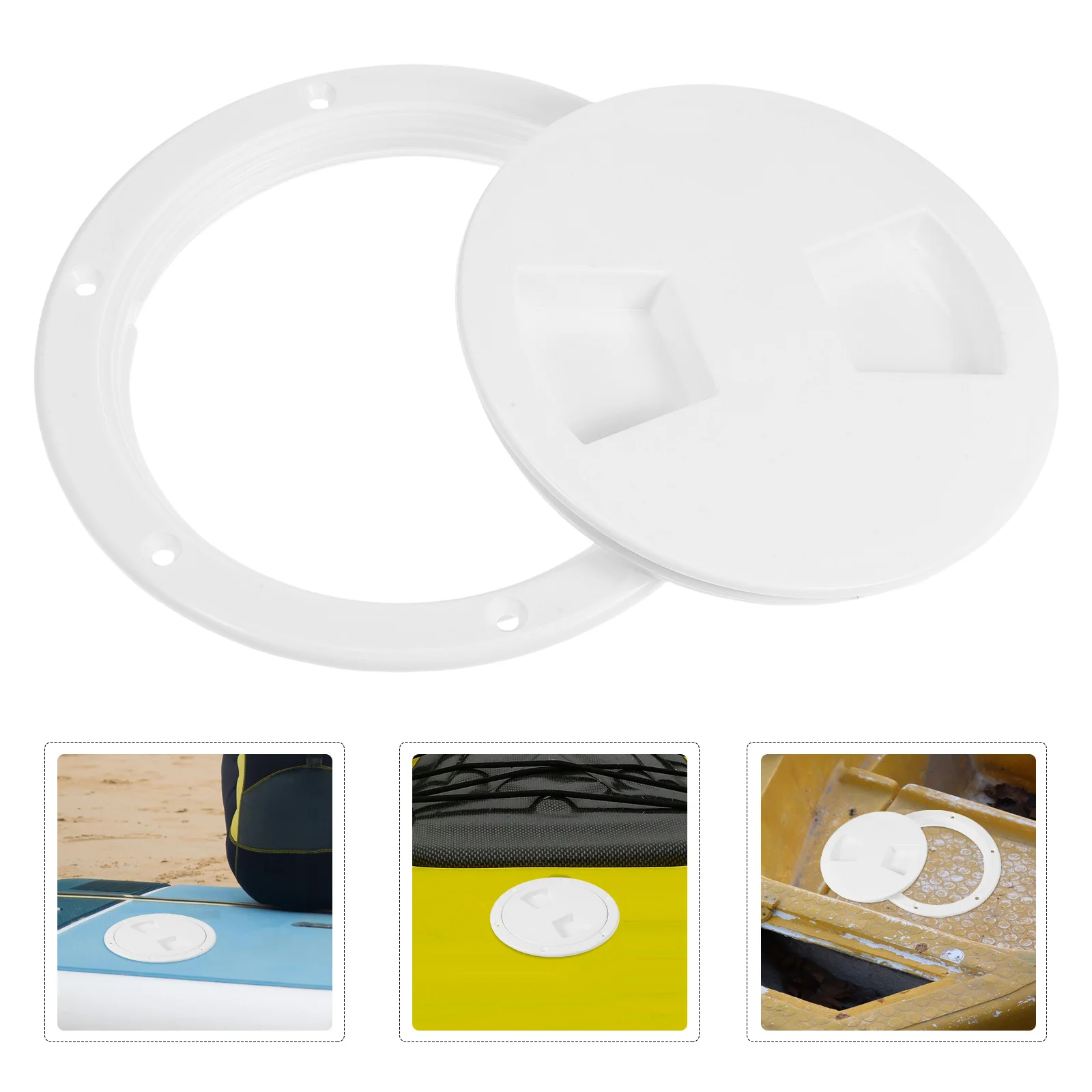 

Boat Deck Hatch Lid Round 20cm Plastic Lightweight Waterproof Marine Inspection Cover Kayak Sailboat Access Hatch