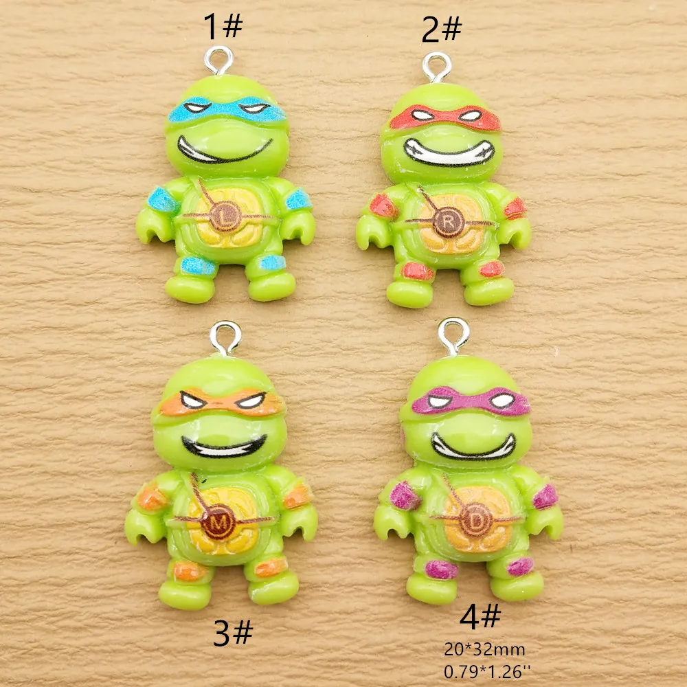 10pcs Resin Cartoon Charm for Jewelry Making Earring Necklace Bracelet Pendant Phone Diy Accessories Craft Supplies