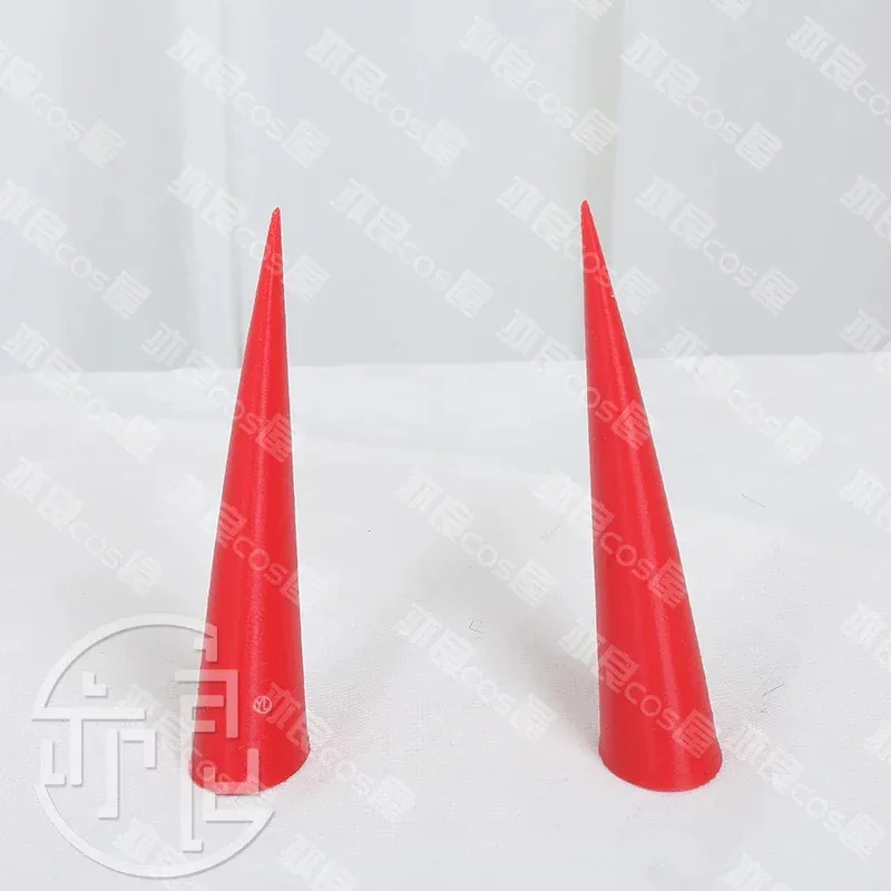 

1 пара Genshin Impact Arataki Itto, зажим с рогами для косплея, для мужчин, женщин, студентов, реквизит для фотосессии, аксессуары для волос, подарок; 3,k'6;d.a;