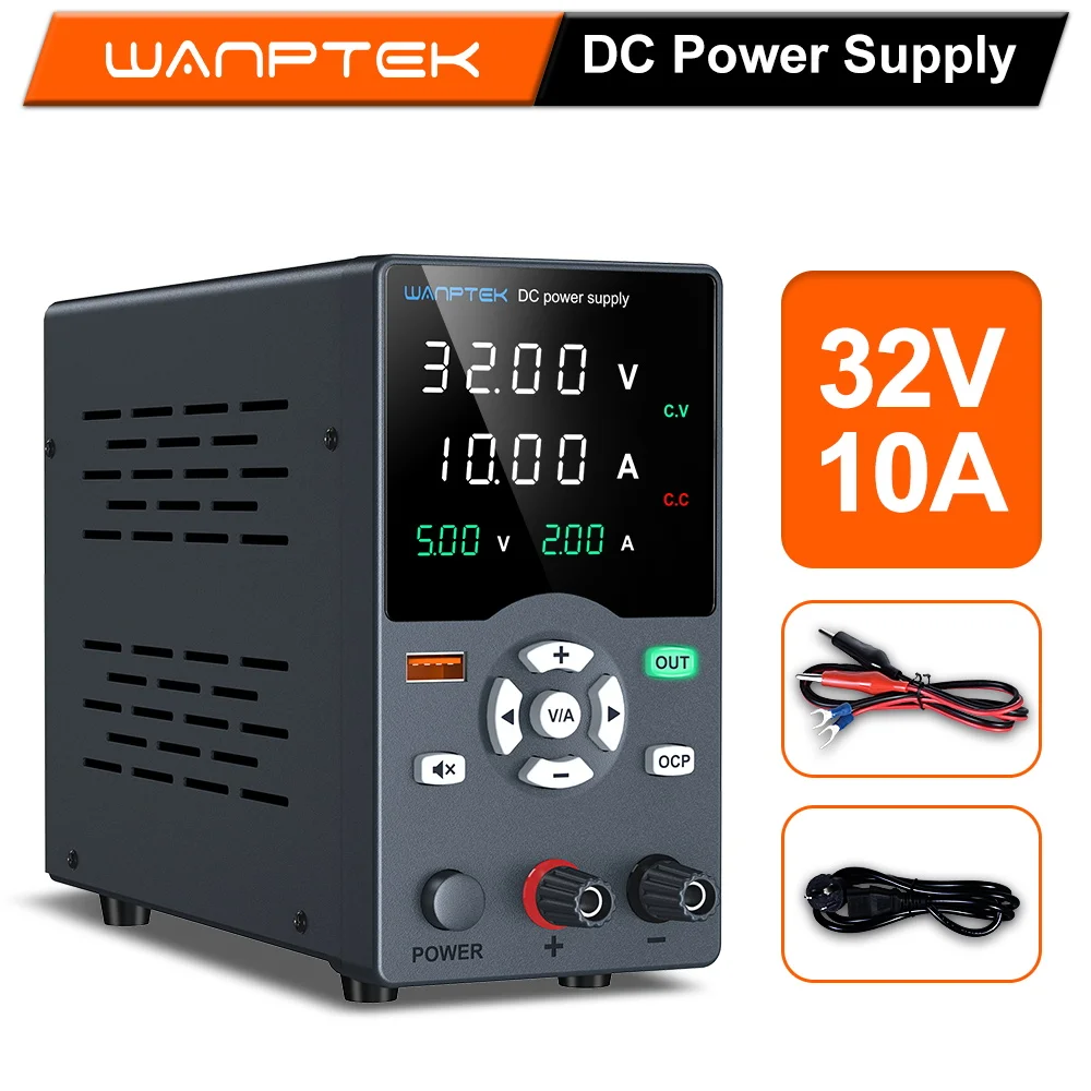 

30V 10A DC Power Supply Adjustable USB Digit Display Lab Power Supplies Voltage Regulator 60V 5A 120V 3A Metal anodizing Repair