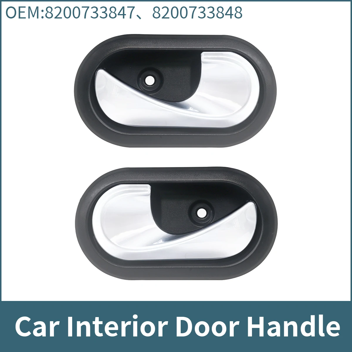 Manija de puerta Interior de coche, lado izquierdo y derecho para Renault Duster Renault Logan 2012 2013 2014 2015 2016 8200733848 8200733847