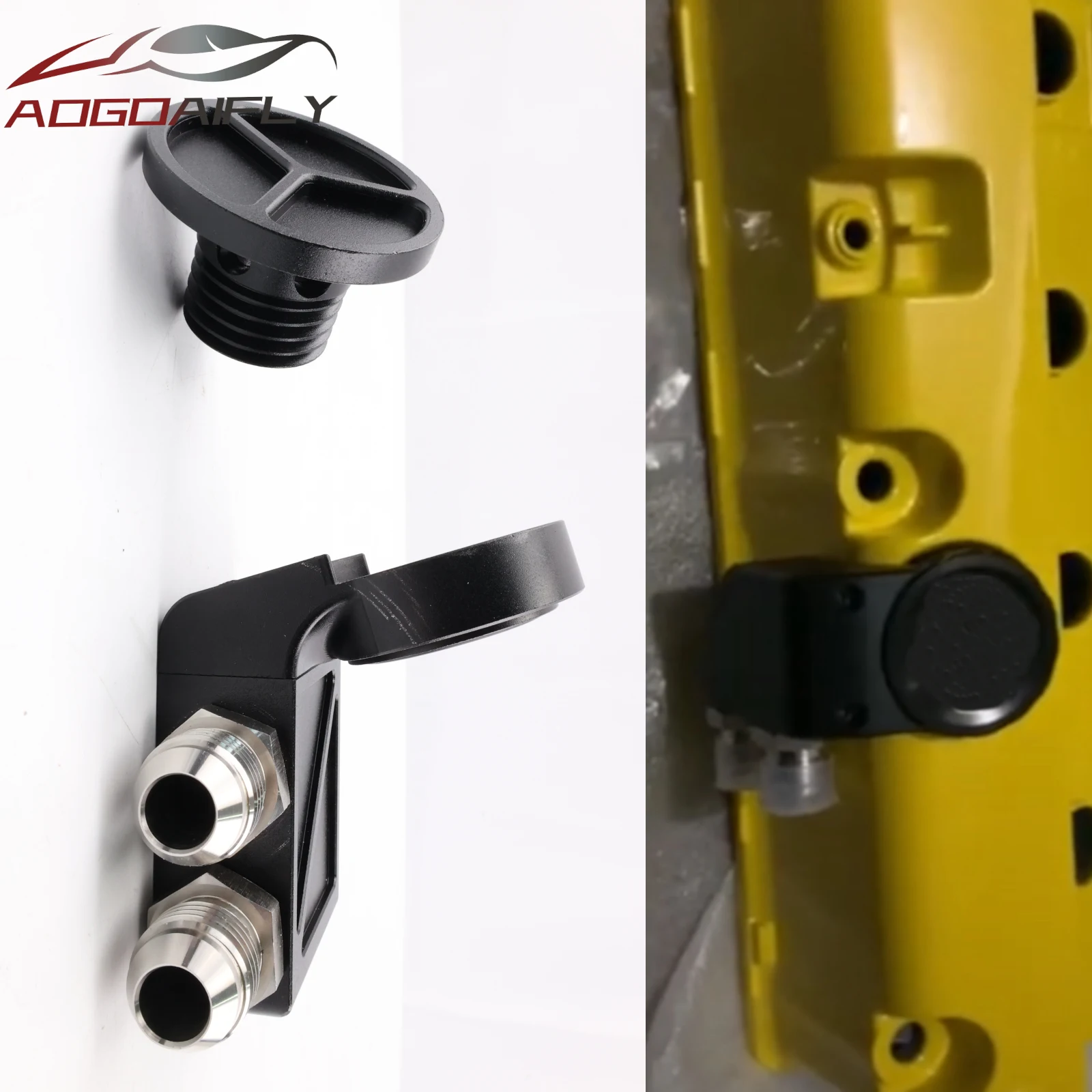 K-Series B-Serie V3 Vented Oil Cap Fittings PW-OCC-OIL-CAP For For Honda K Series V3Engines and H-Series with minor modification