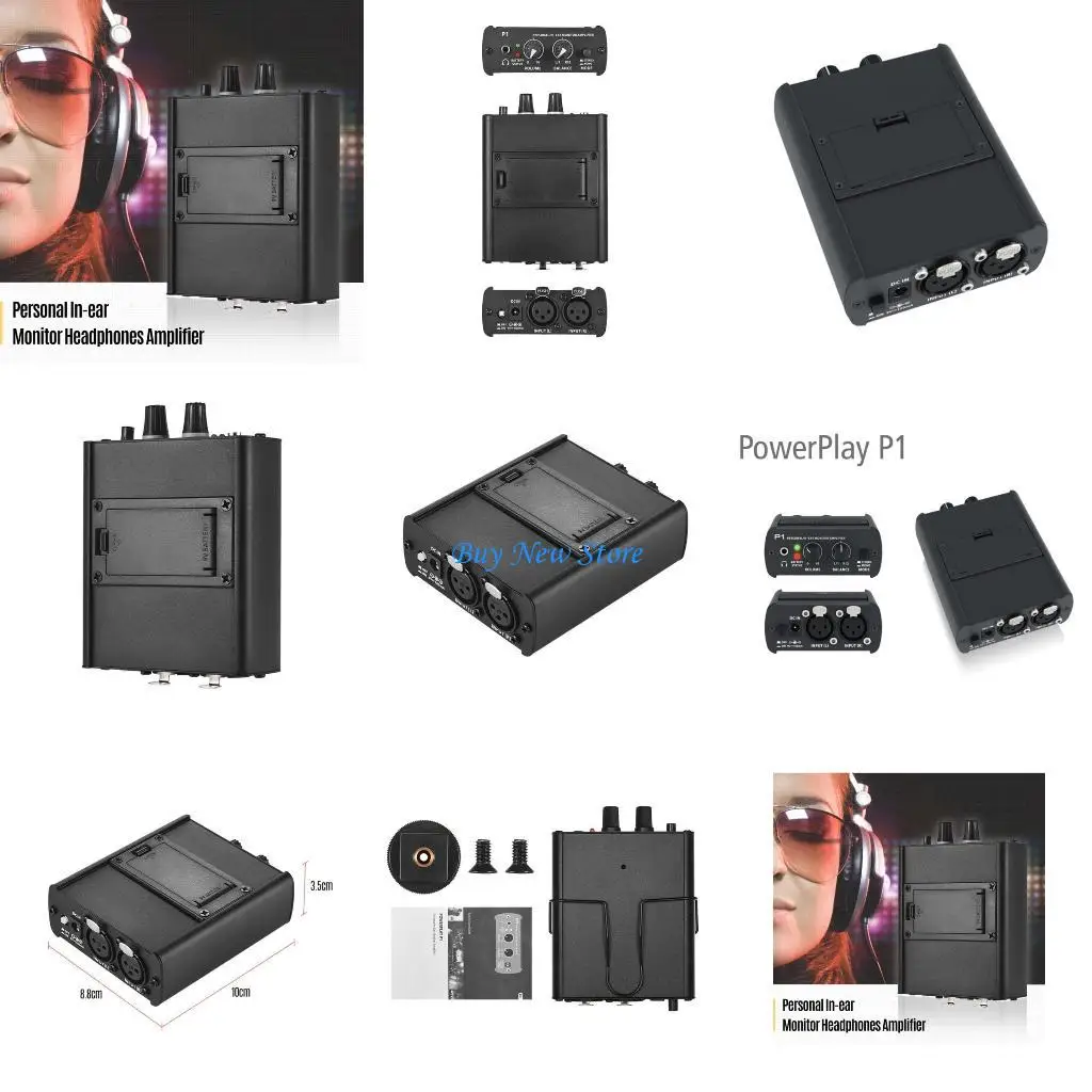 

20CE Powerful In Ear Monitoring Amplifier with Balanced Output 9V Battery Supply