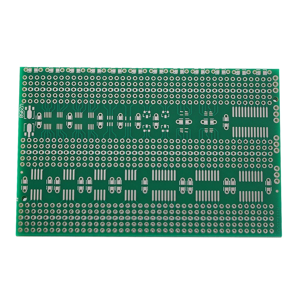 2pcs 7x11cm Single Side PCB Multi-Package SMD Universal Board Transfer Adapter for IC Resistor Capacitor Diode/Triode/Transistor