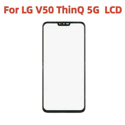 Pop LCD Outer Screen Glass Replacement For LG V50 ThinQ 5G G8 Thinq Screen Front Glass Kit For LG V60 V30 ThinQ Phone Repair