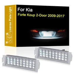 12V LED Number Plate Lamp For Kia Forte Koup 2-Door 2009 2010 2011 2012 2013 2014 15 16 2017 White License Plate Light Assembly