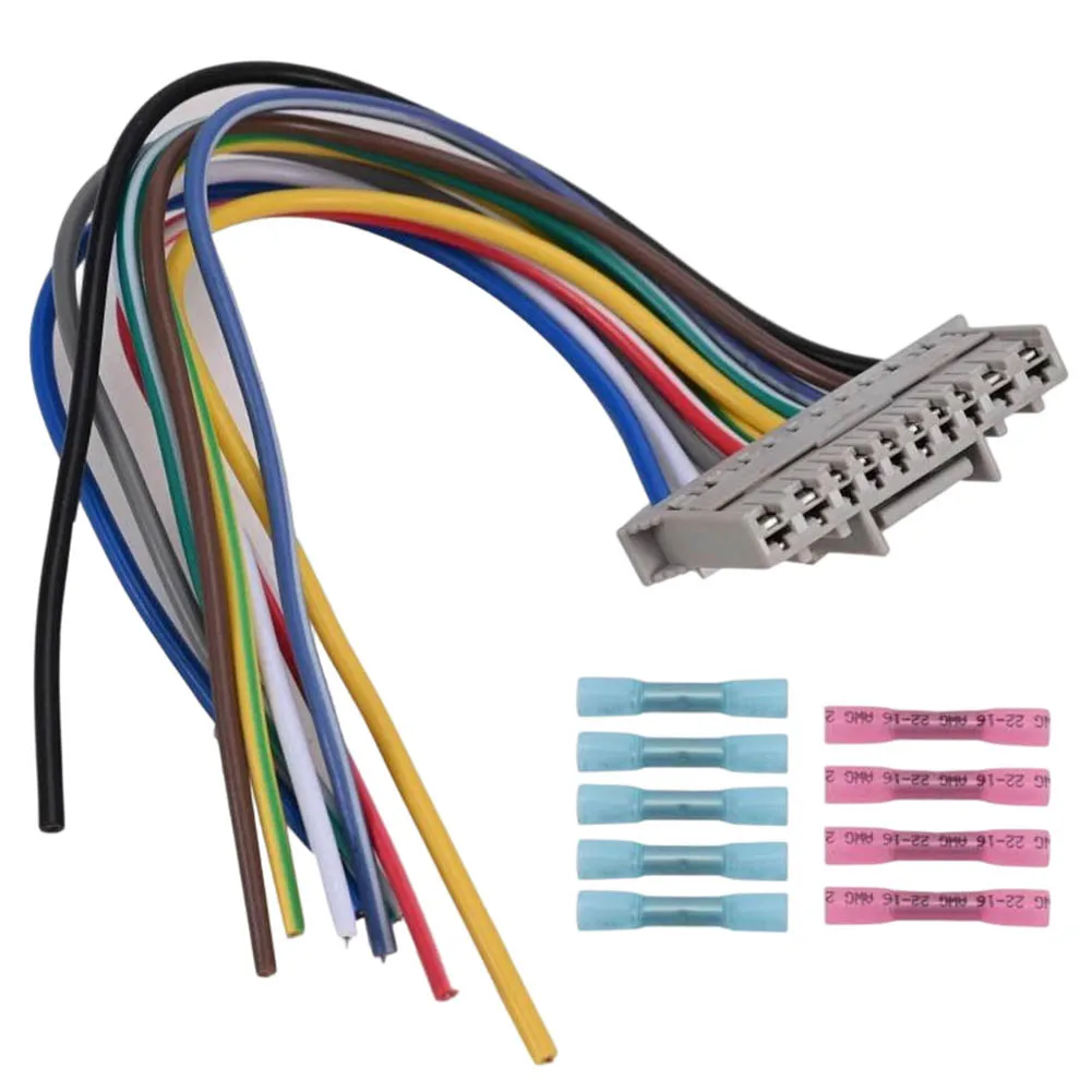 

1set Wire Harness Connector For Fiat For Panda 71745165 Plastic71745167 Repair Kit Light Harness Automobiles Accessories