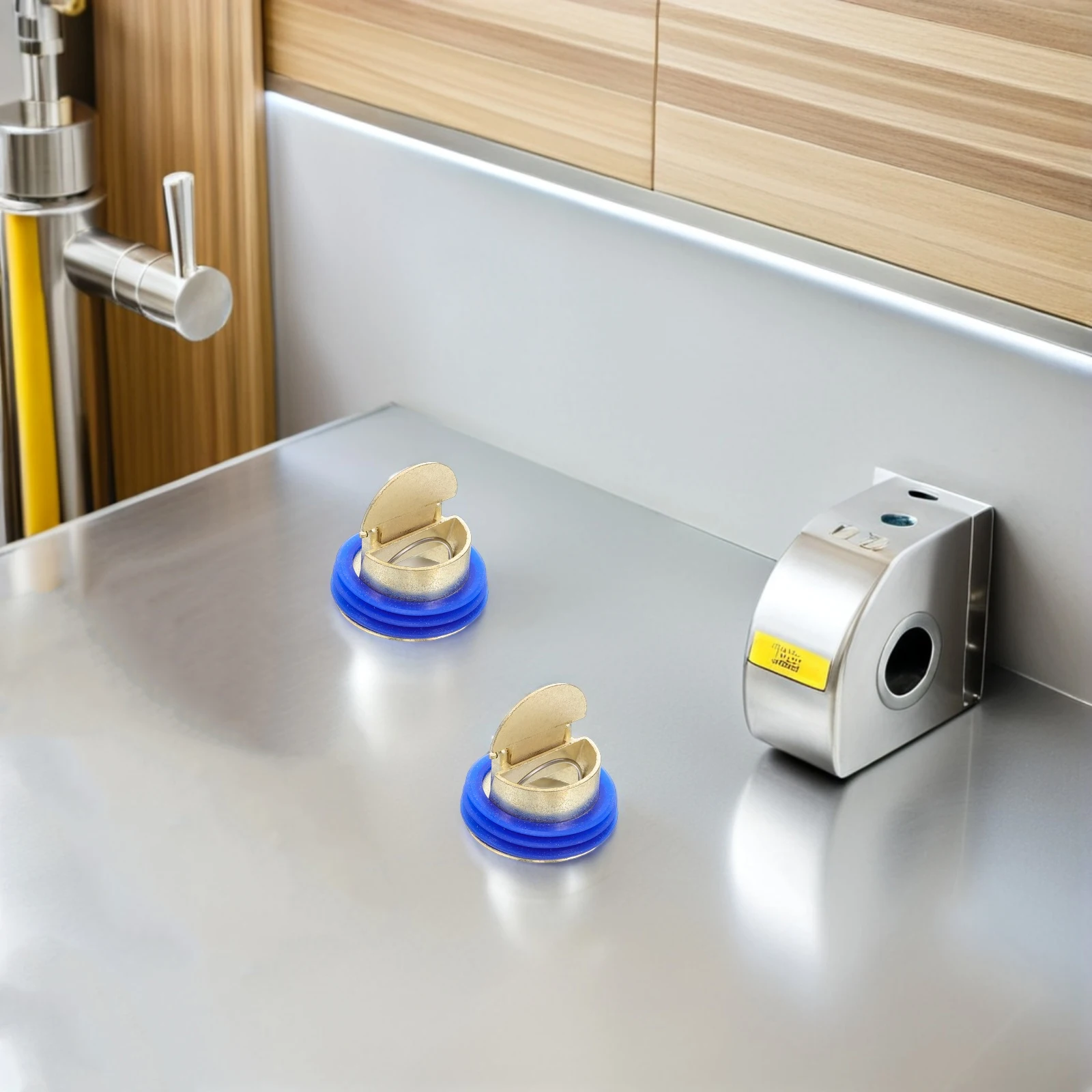 

2pcs Anti-Backflow Floor Core Shower Drain Protector Sump Plug Odor Debris Filter Drain Protector Valve Stopper