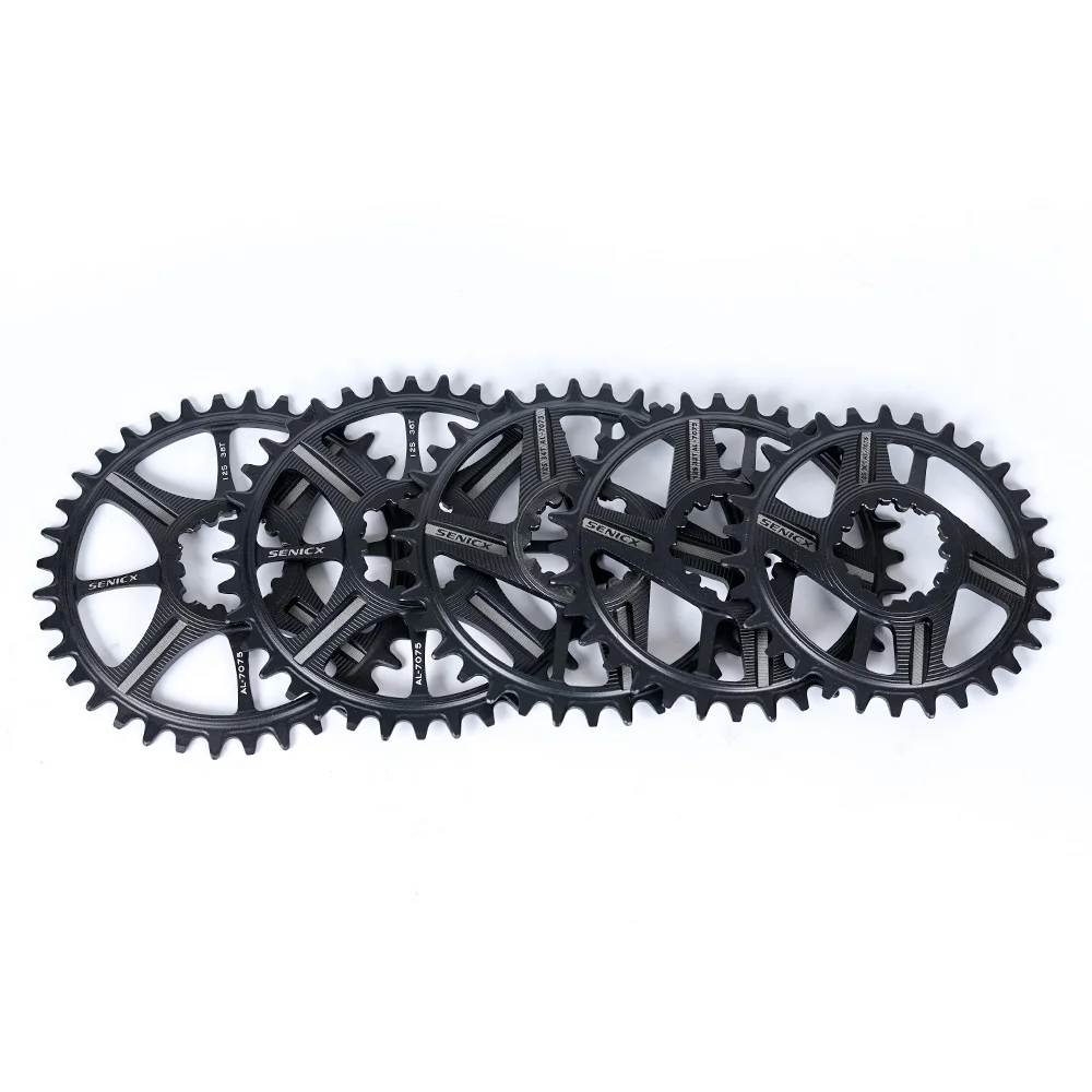 3-Bolt Direct Mount Crown for Mountain Bicycle, MTB Chainring, Positive and Negative Tooth, 30T, 32T, 34T, 36T, 38T, New