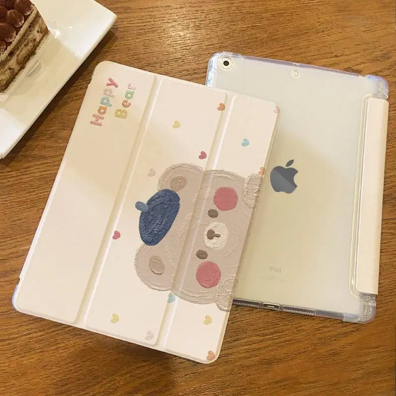 Caso de suporte de lápis para samsung tab s10 s9 12.4 Polegada a9 8.7 "plus 11" a8 bonito samsung capa para tab s7 s8 s9 11 plus Polegada filhote de cachorro