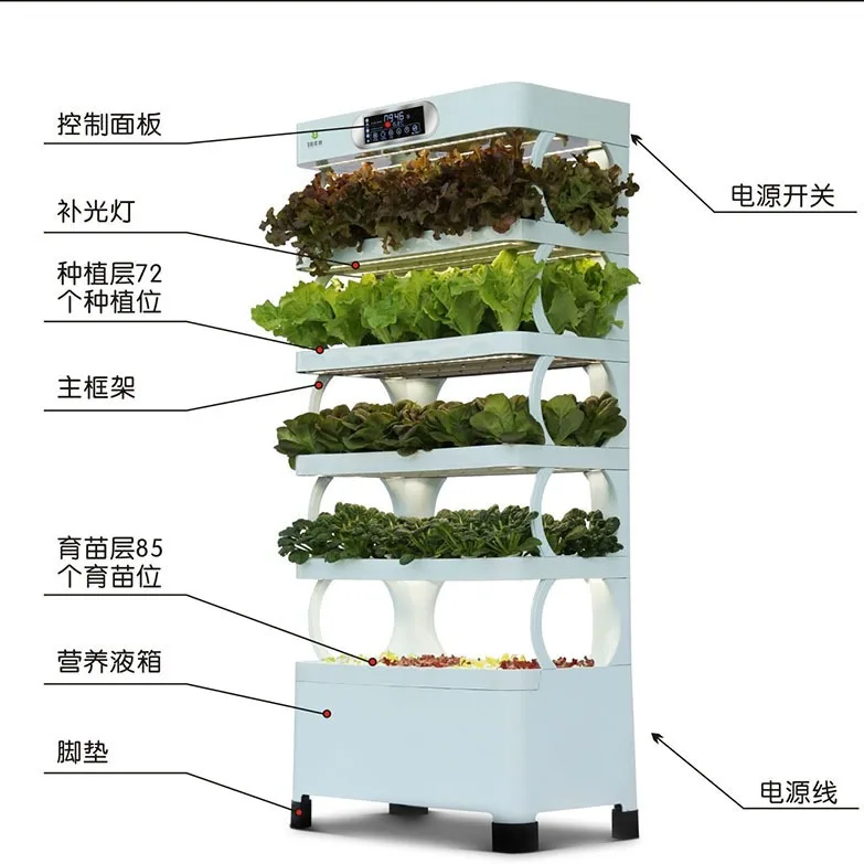 Soilless Cultivation Household Indoor Hydroponic Hydroponic Succulent Flower Fragrant Strawberry Seedling Artifact Intelligent