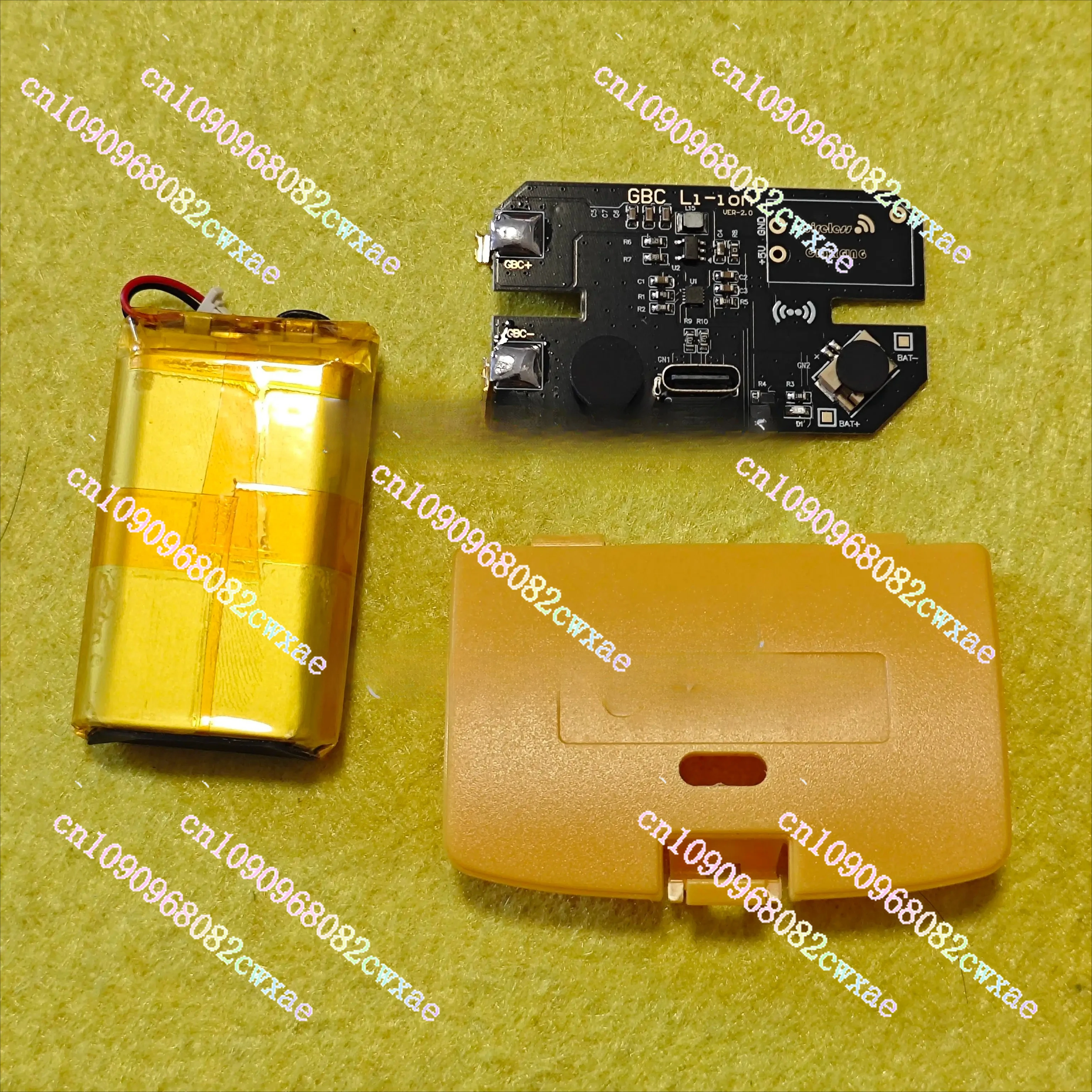 

Per Game Boy Color Batteria al litio 1800mAH Modulo batteria al litio ricaricabile per GBC Noninstallabile