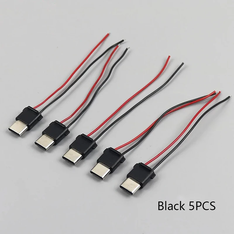 1/3/5/10 Stück Typ-C Stecker mit Widerstand Kondensator Typ-C Modifizierter Stecker für Mobiltelefon Powerbank Spezialanschluss C-Port