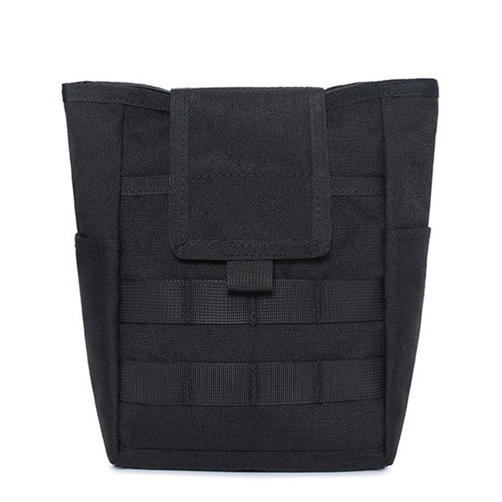 VULPO Tactical Molle Magazine Dump Pouch Folding Ammo Drop Pouch Recycling Bag Hunting Airsoft Functional Sundry Bag