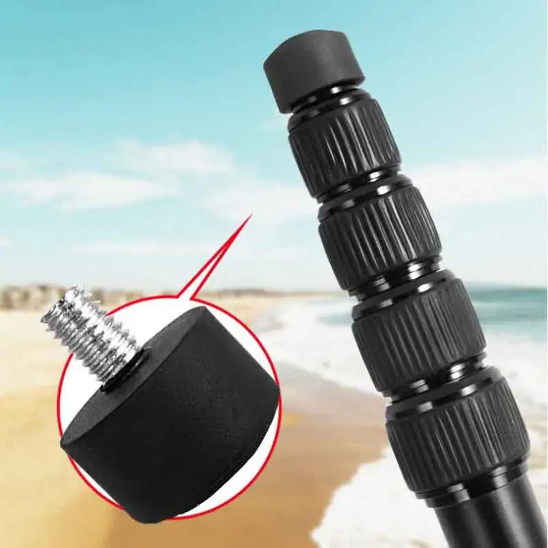 1Pc Universal Anti-slip Rubber Foot Pad Feet Spike 3/8 Inch 1/4 Inch M8 Photography Accessories For Tripod Monopod